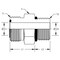 World Wide Fittings Male Flat Face O-Ring to Male O-Ring Boss Stud Straight 4314X04X05 - alternate 2